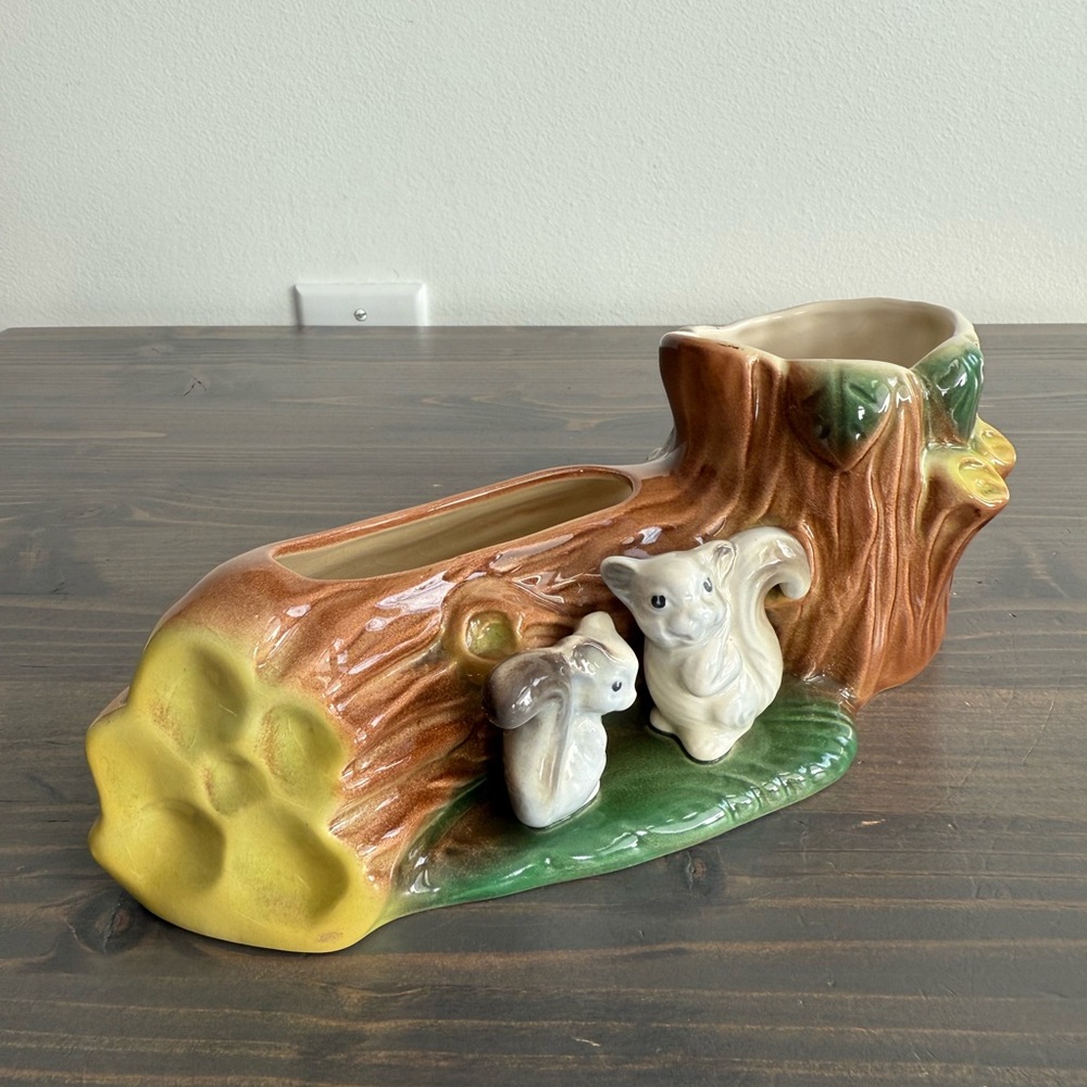 Vintage Hornsea Pottery Fauna Ware posy vase 🐿️